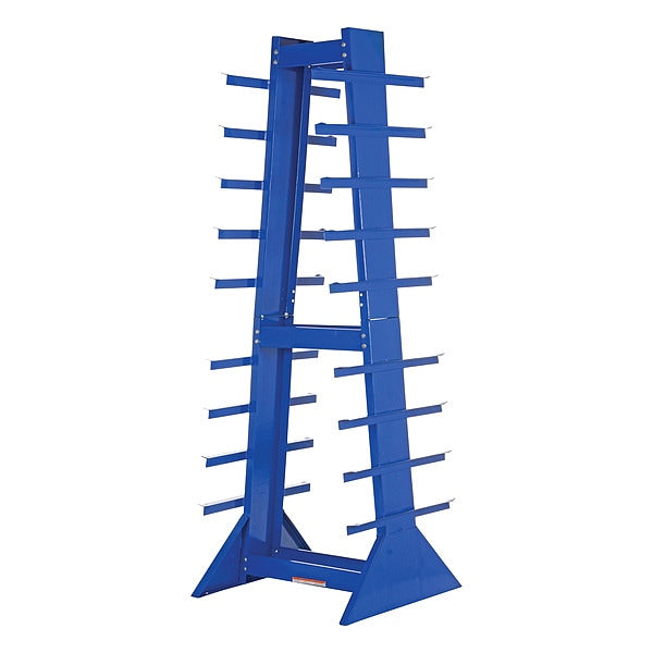 Vestil DSHZ-4 Double Sided Horizontal Bar Rack 30"W