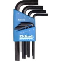 EKLIND TOOL 10509 9Pc. Metric L-Wrench Hexkey Set Short Arm