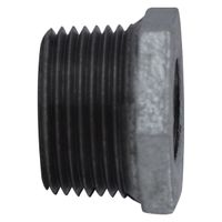 Jones Stephens G1440058 1/2" x 3/8" Galvanized Iron Hex Bushing
