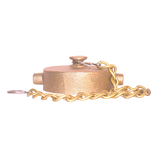 Legend Valves 324-101 1-1/2" Forged Brass Fire Hose Cap
