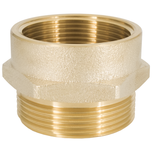 Legend Valves 322-602 1" x 3/4" Forged Brass GHT Fire Hose Fitting