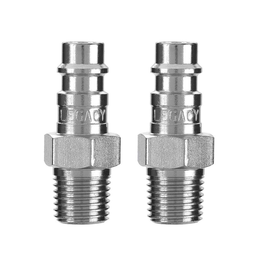 FlexZilla A53440FZ-2PK Pro High Flow Plug, 1/4" Body, 1/4" MNPT, 2-Pack