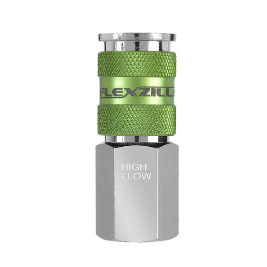 FlexZilla A53616FZ Pro High Flow Coupler, 1/4" Body, 3/8" FNPT