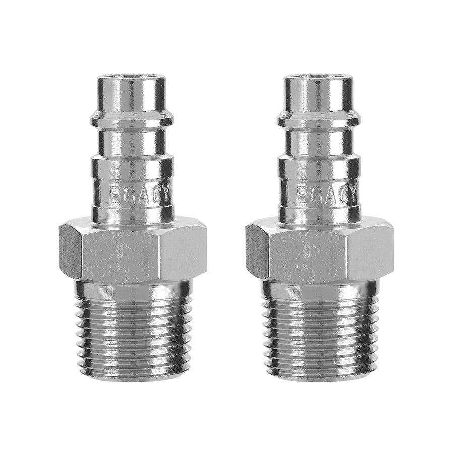 FlexZilla A53640FZ-2PK Pro High Flow Plug, 1/4" Body, 3/8" MNPT, 2-Pack