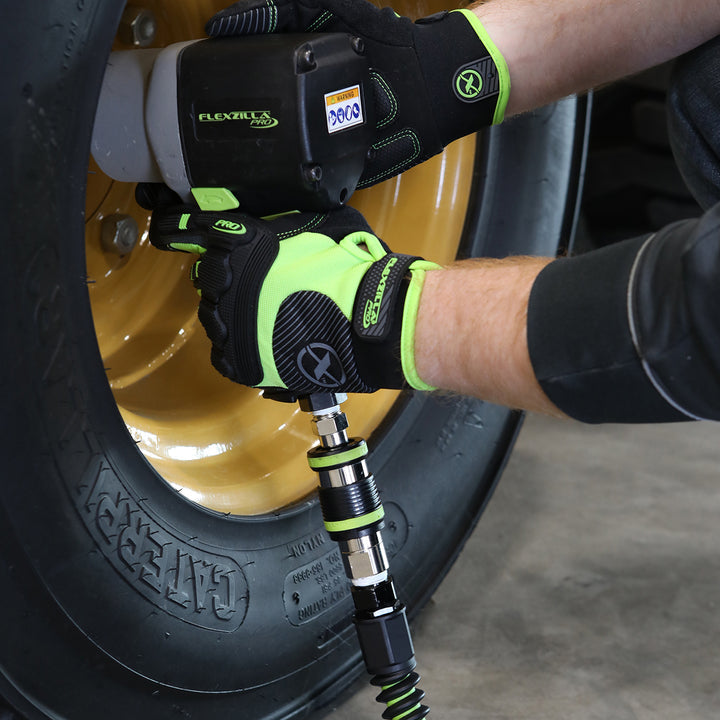 FlexZilla A55818FZ Pro Heavy Duty Safety Coupler, 1/2" Body,  1/2" FNPT