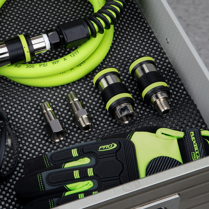 FlexZilla A55818FZ Pro Heavy Duty Safety Coupler, 1/2" Body,  1/2" FNPT