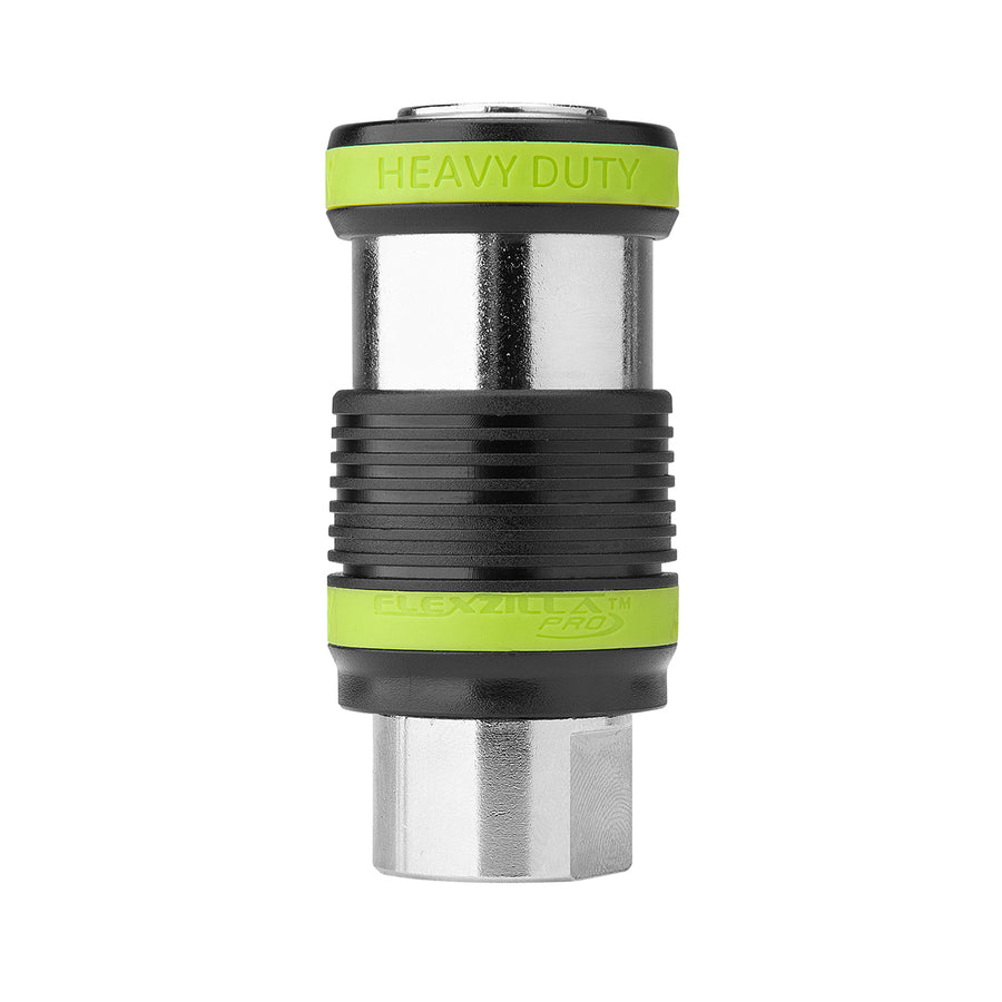 FlexZilla A55818FZ Pro Heavy Duty Safety Coupler, 1/2" Body,  1/2" FNPT