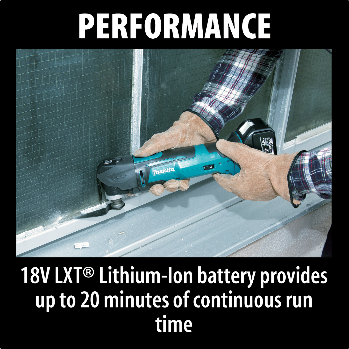 Makita XMT03Z 18V LXT® Lithium‘Ion Cordless Oscillating Multi‘Tool, Tool Only