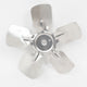 Packard A60805 Small Aluminum Fan Blade With Hubs 8 Diameter 5/16 Bore Cw Rotation