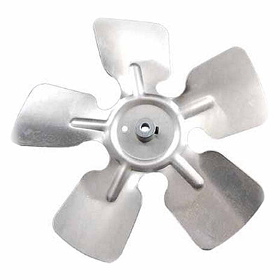 Packard A65825 Aluminum Fan Blade, 5 Blade, 8 Dia., Cw, 1/4 Bore, Hub On Intake