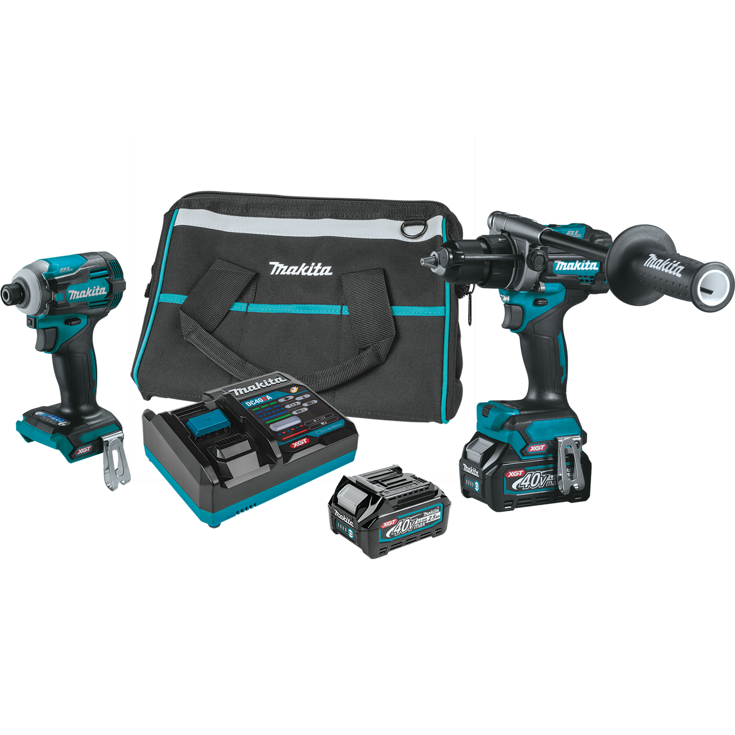 Makita GT200D 40V max XGT® Brushless Cordless 2‘Pc. Combo Kit (2.5Ah)