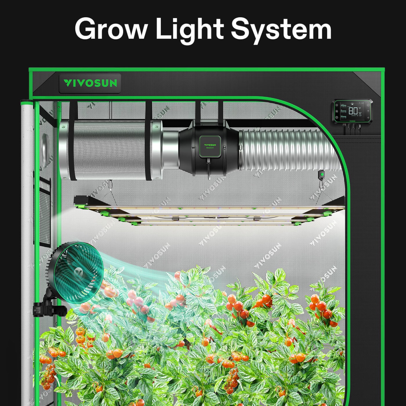 Vivosun VSFD4500 Full Spectrum LED Grow Light Bar 450W, Detachable Design with 6 Dimming Option