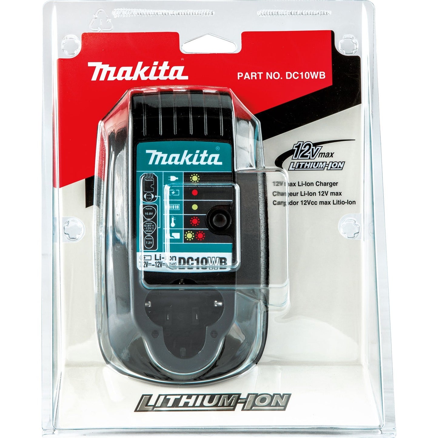 Makita DC10WB 7.2V ‘ 12V max Lithium‘Ion Charger