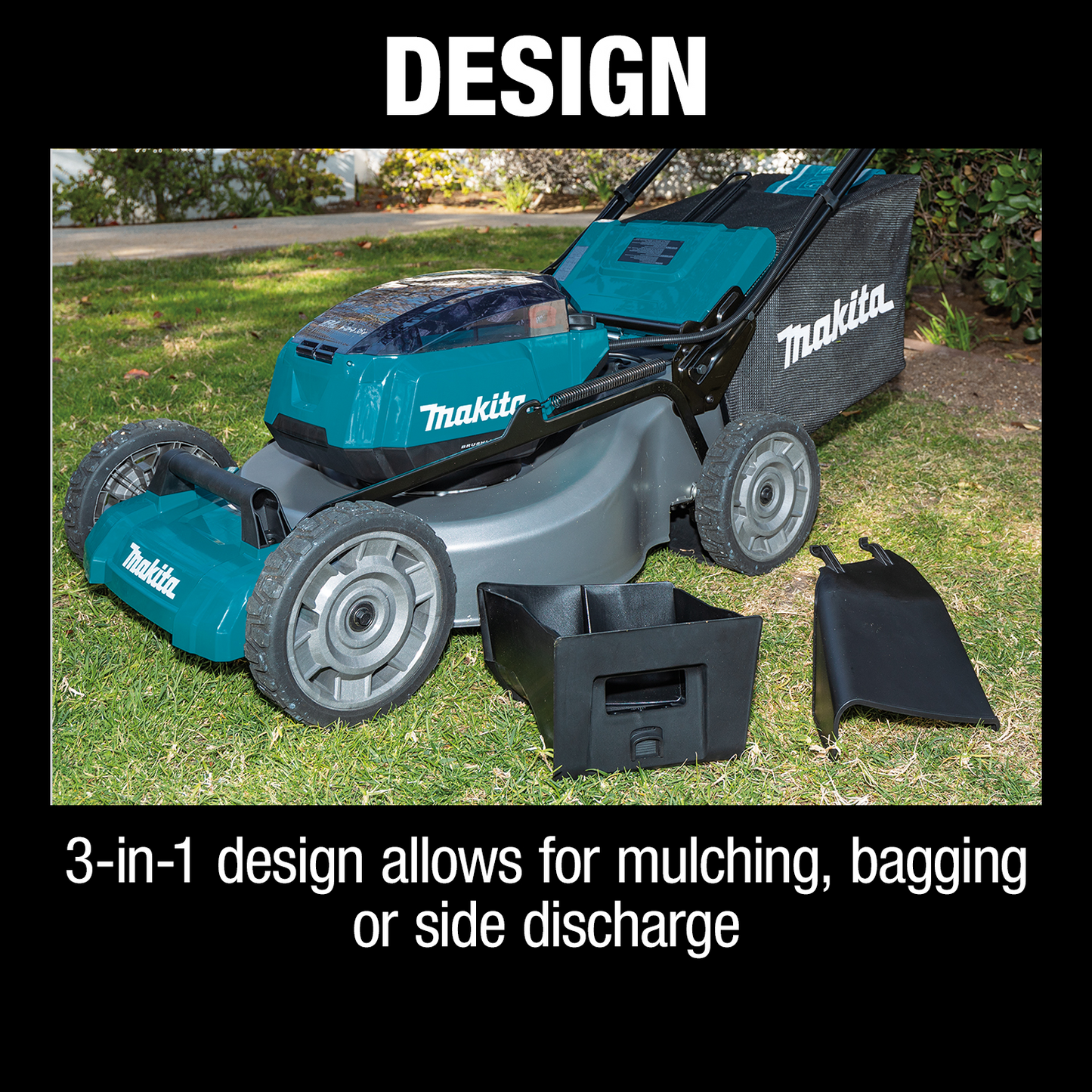 Makita XML08Z 36V (18V X2) LXT® Brushless 21" Self‘Propelled Commercial Lawn Mower, Tool Only