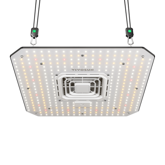 Vivosun AeroLight A100SE Full Spectrum LED Grow Light 100W, with Integrated Circulation Fan, Compatible with APP, 2 x 2 Ft. Coverage