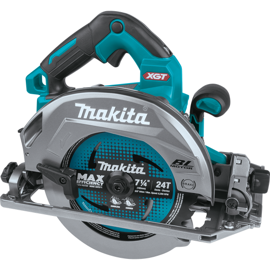 Makita GSH02Z 40V max XGT® Brushless Cordless 7‘1/4" Circular Saw with Guide Rail Compatible Base, AWS® Capable, Tool Only