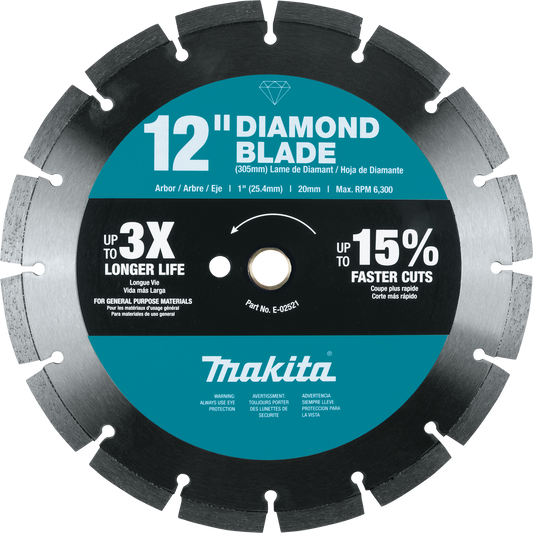 Makita E-02521 12" Diamond Blade, Segmented, General Purpose