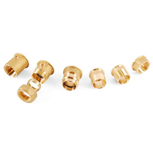 Legend Valves 800-876VF 1-1/4" LegendConnect Forged Brass Adapters, Body B