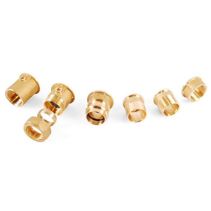Legend Valves 800-876S 1-1/4" LegendConnect Forged Brass Adapters, Body B