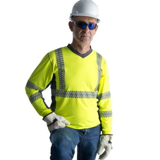Cordova Safety VB221PFR5XL Shirt, COR-BRITE®, Type R, Class 3, Comfort Stretch
