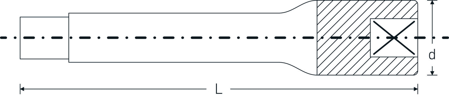 Stahlwille 11010002 405/6 VERLAENGERUNG 1/4 ZOLL Socket Extensions