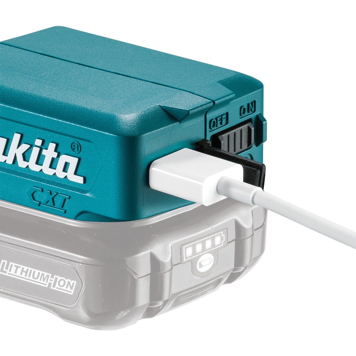 Makita ADP08 12V max CXT® Lithium‘Ion Compact Cordless Power Source, Power Source Only