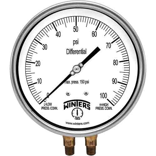 Winters Instruments PDT8064 Pdt Differential Pressure Gauge