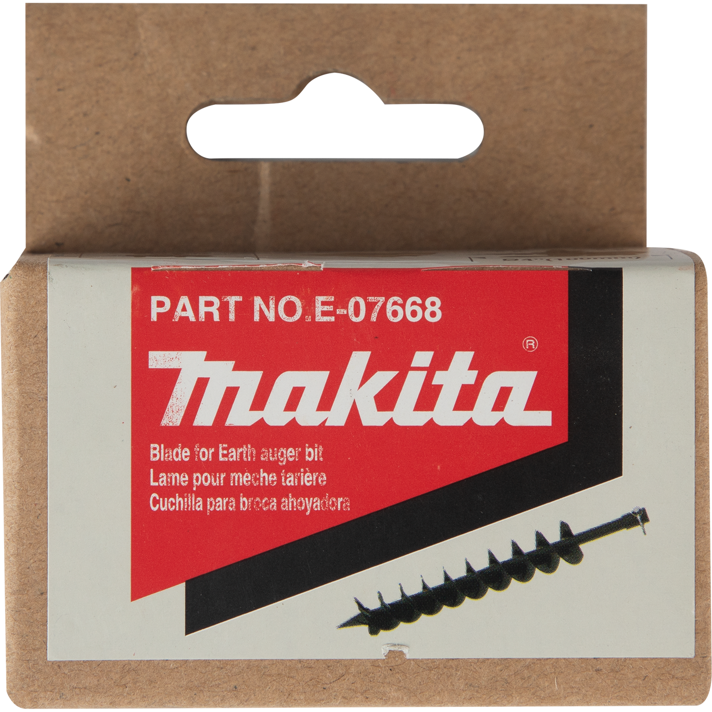 Makita E-07668 4" Earth Auger Drill Bit Blade Set