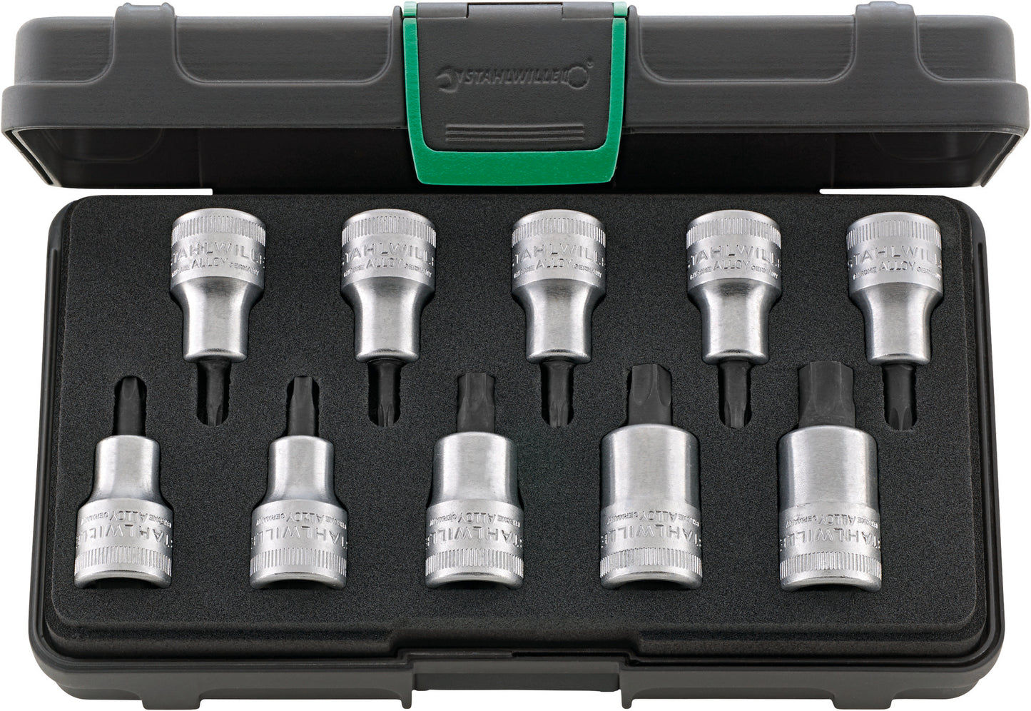 Stahlwille 96032005 54TX/10 TLG.KN Set Of Torx® Screwdriver Sockets