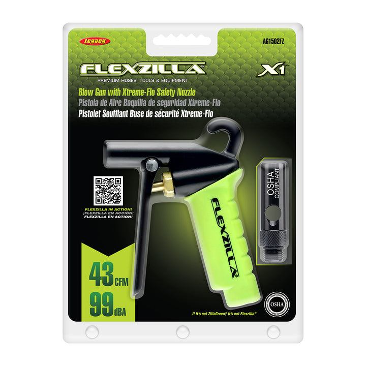 FlexZilla AG1502FZ Blow Gun with Xtreme-Flo Safety Nozzle