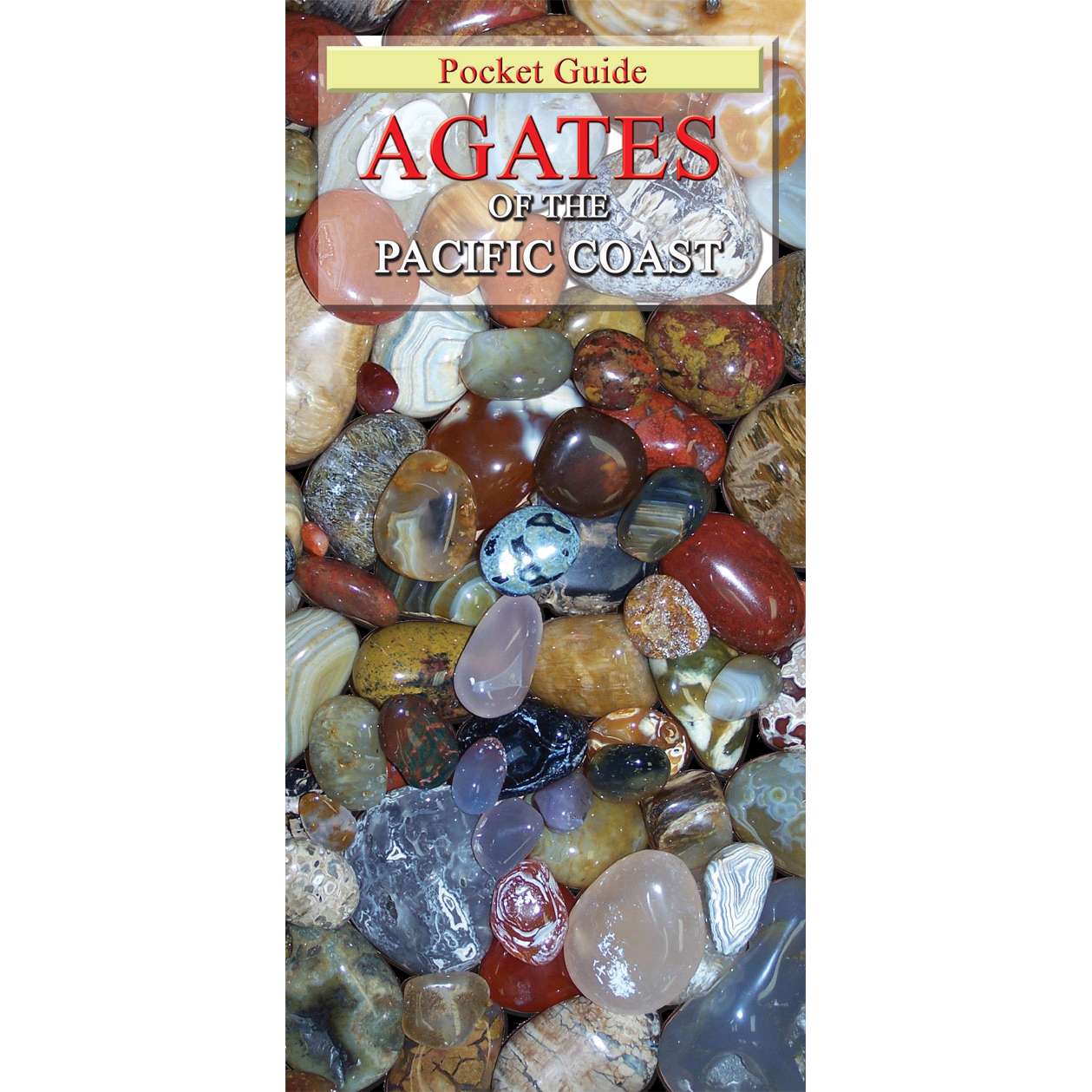 Paradise Clay FPL003 Agates of the Pacific Coast 2nd Edition - Folding Pocket Guide