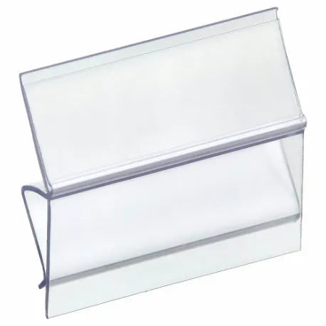 Aigner Label Holder Bin Clip BC-13B Label Holder for Bins, Clear, 25/PK