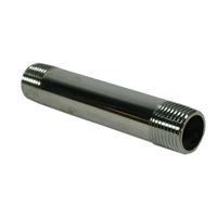 Jones Stephens N15900 3/8" x 12" Chrome Plated Brass Pipe Nipple