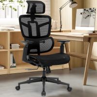 Blue Ridge Ergonomics VDHCH-MB-CR-T0-A1-CC-8801 Rutledge Vinyl Chair Chrome - Desk Height with Medium Back, Adjustable Arms, & Casters in Marine Blue Supernova™ Vinyl