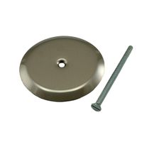 Jones Stephens C91019 10" Stainless Steel Cleanout/Extension Cover, Floor Mount with 4" Bolt (16 Gauge)
