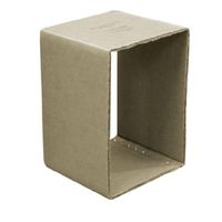 Jones Stephens T40005 15” L x 12” W x 9” D Cardboard Tub Box