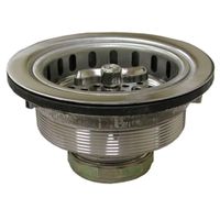 Jones Stephens S14010 Stainless Steel Basket Strainer with Snap and Lock Basket
