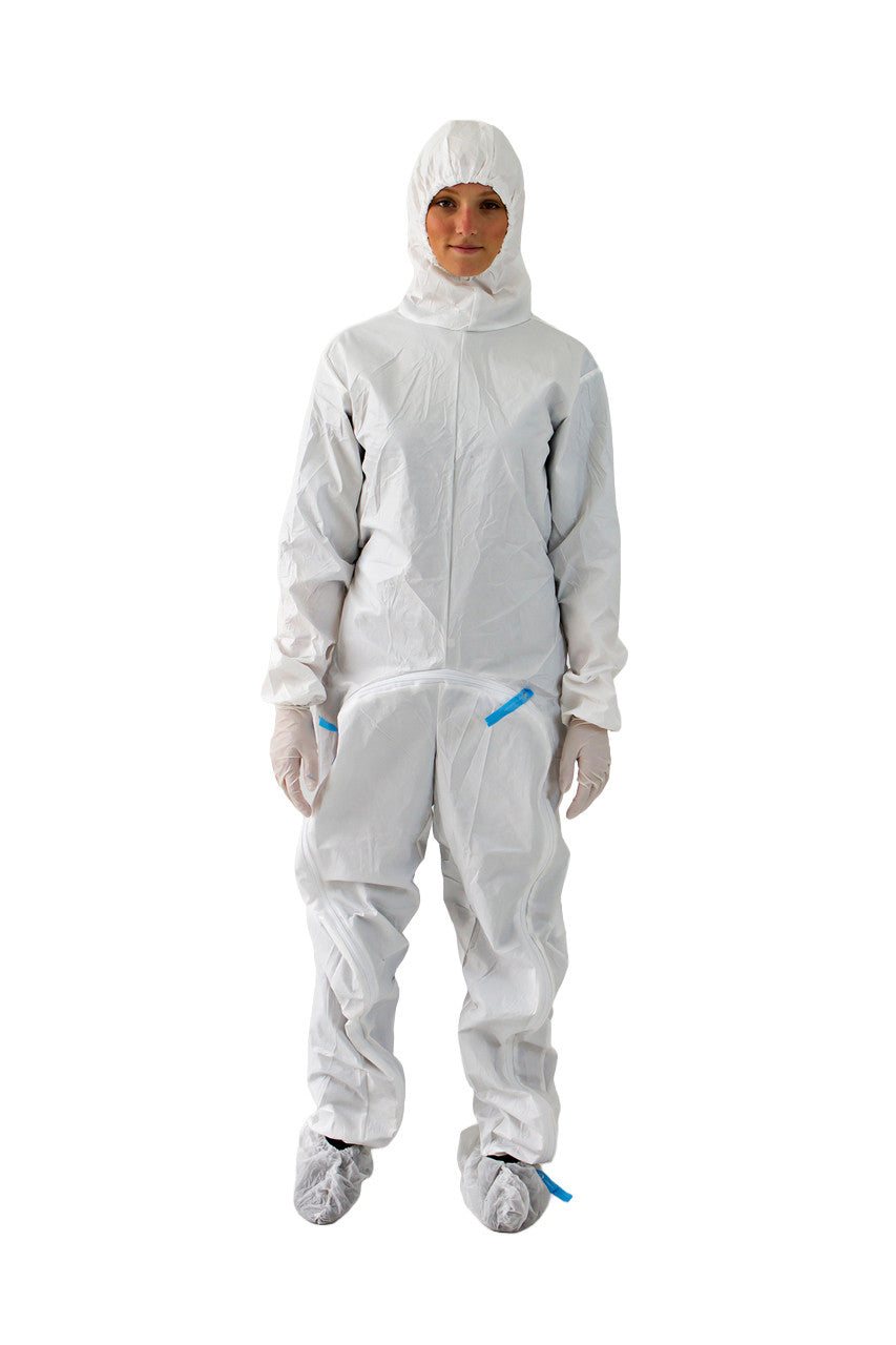 SOS Cleanroom S-BDSH-S Ansell S-BDSH BioClean-D Sterile Drop-Down Coverall with Disposable Sterile Hoods – Class 10 (ISO 4)