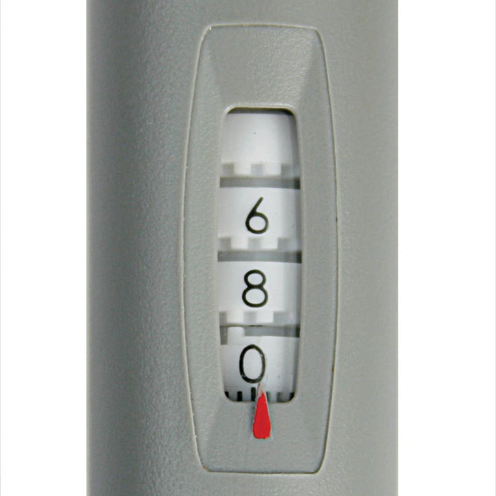 Globe Scientific 3351-20 Pipette Diamond Apex Fully Autoclavable Adjustable Volume 2 - 20uL Red