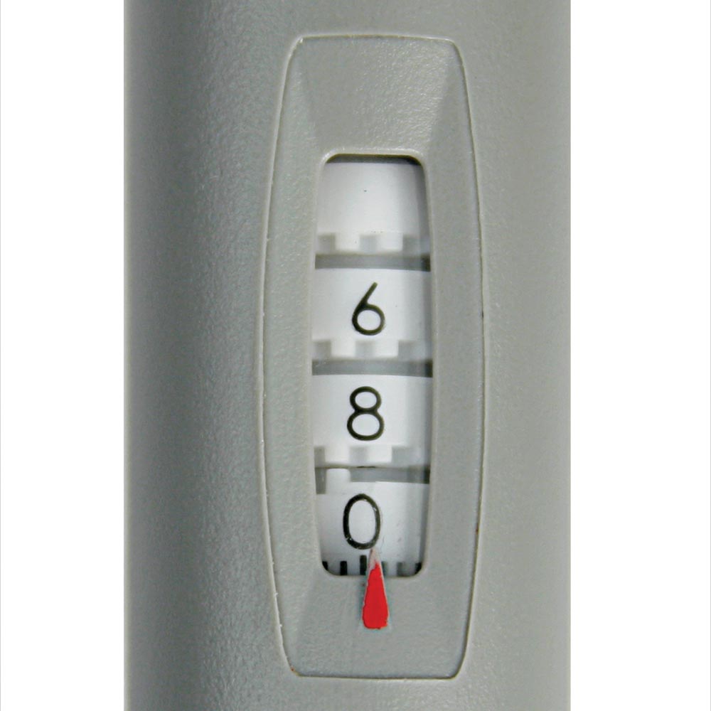 Globe Scientific 3355-20 Pipette Diamond Apex Fully Autoclavable 12-Channel Adjustable Volume 2 - 20uL Yellow