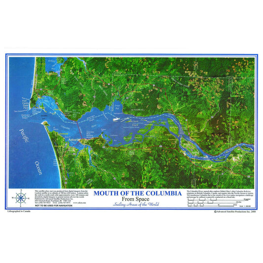 Paradise Clay ASP004 Mouth of the Columbia River Placemat