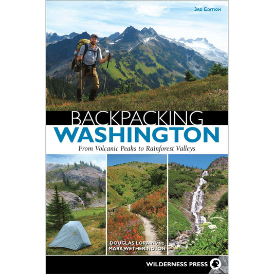 Paradise Clay AVK084 Backpacking Washington: From Volcanic Peaks to Rainforest Valleys - Book