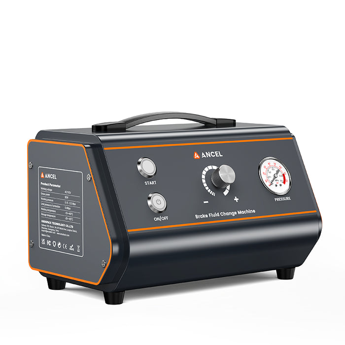 Ancel BR1000 Automotive Brake Fluid Change Machine & Bleeder Kit – Adjustable Pressure Brake Fluid Bleeding Tool