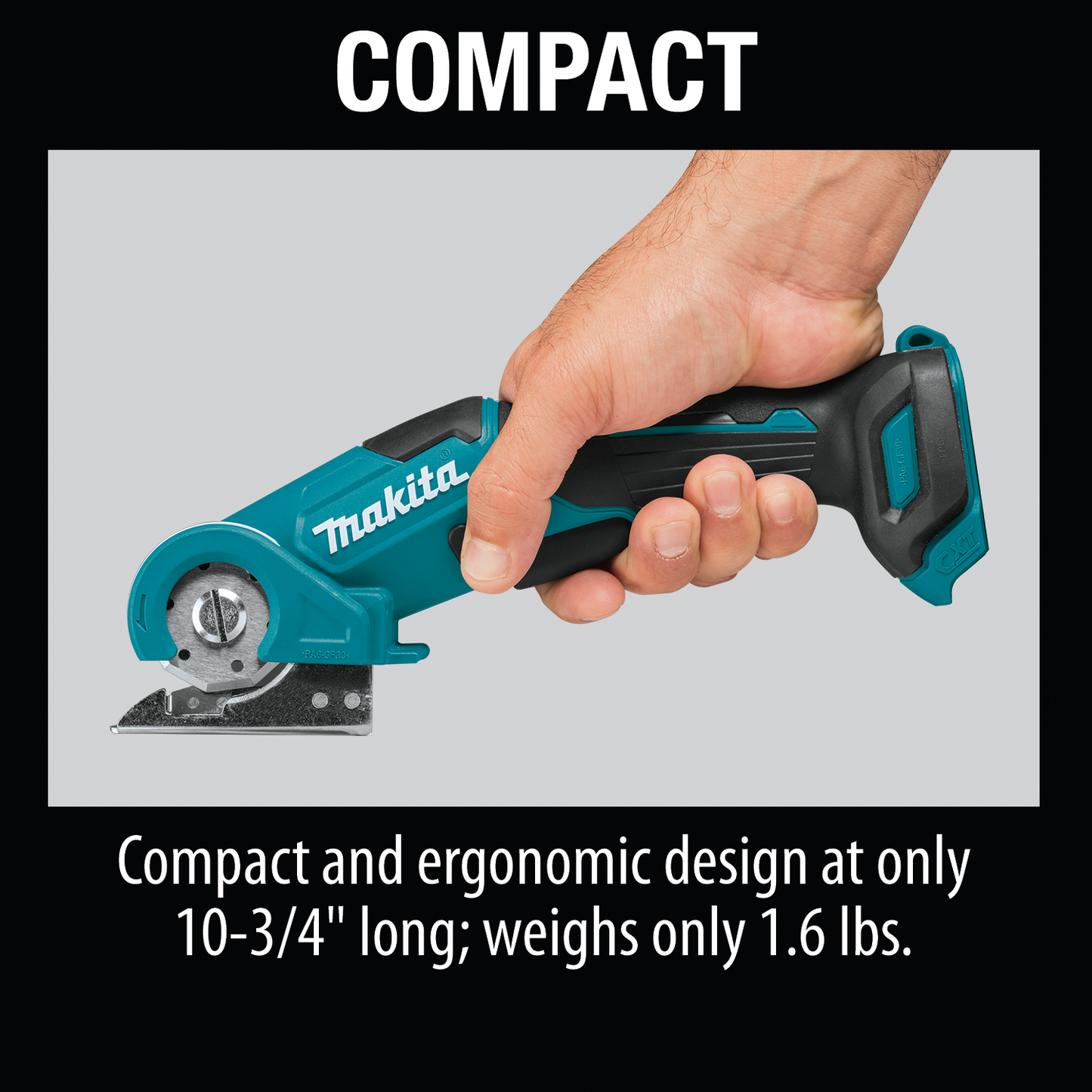 Makita PC01Z 12V max CXT® Lithium‘Ion Cordless Multi‘Cutter, Tool Only