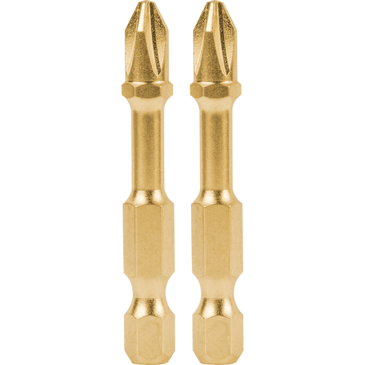 Makita B-60492 Impact GOLD® #2 Phillips 2³ Power Bit, 2/pk