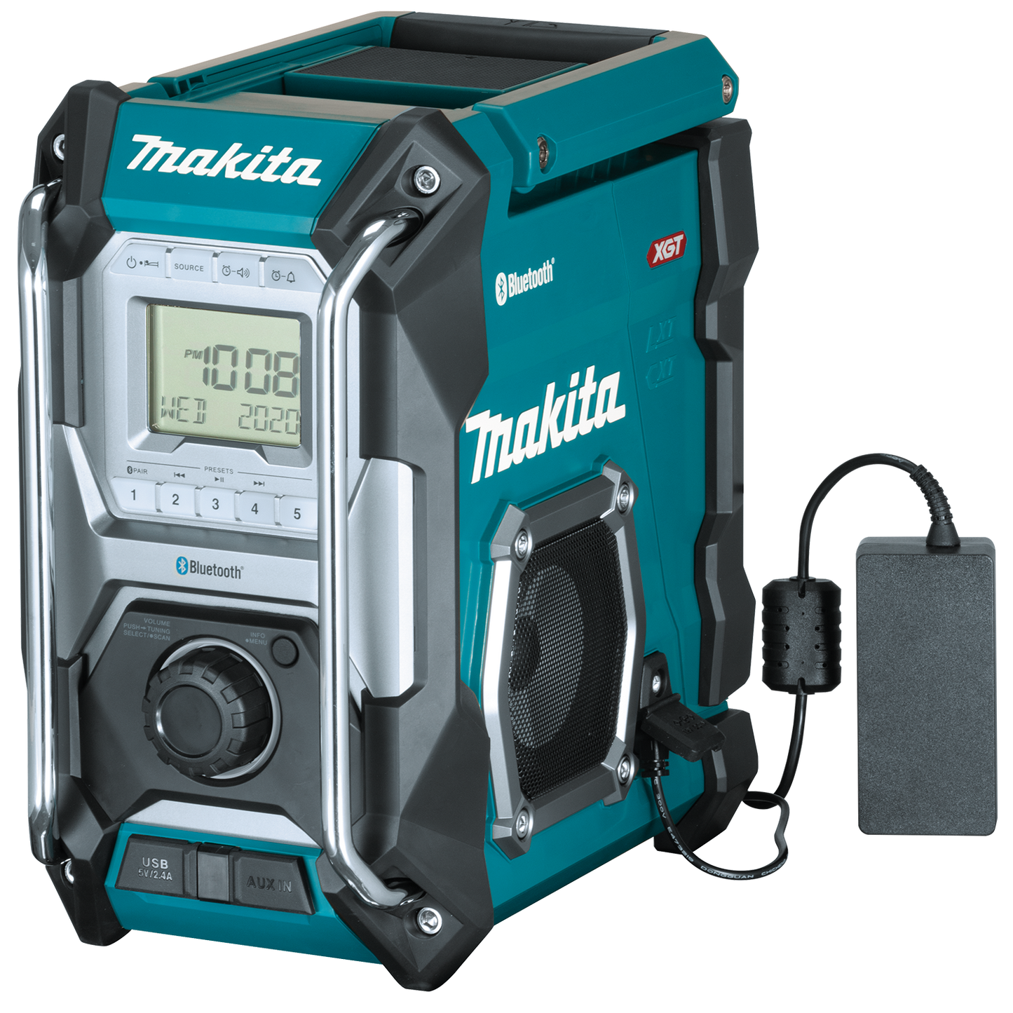 Makita GRM02 40V max XGT® Cordless/Corded Bluetooth® Job Site Radio, Tool Only