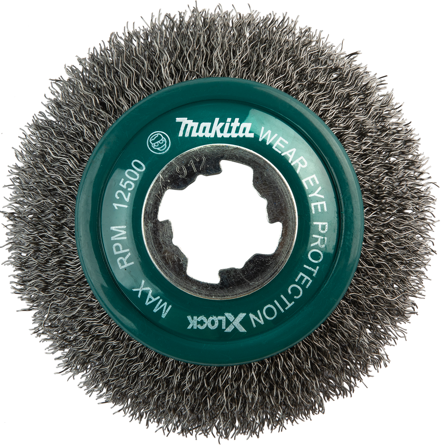 Makita D-73190 X‘LOCK 4" Carbon Steel Crimped Wire Bevel Brush