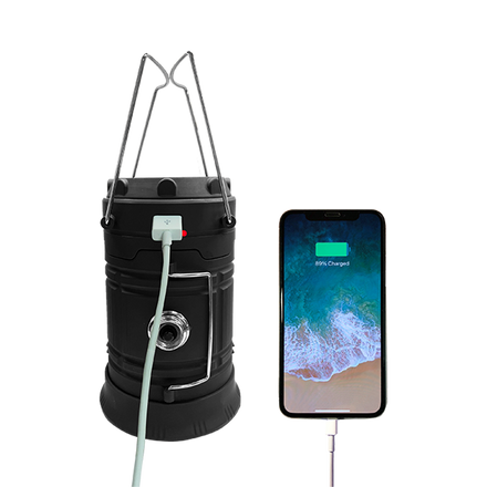 GoGreen Power GG-113-30LSPOP 30 LED Pop Up Lantern Solar/USB Rechargeable- Heavy Duty Case