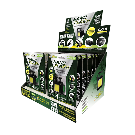 GoGreen Power GG-NANOFLASH Mini  Rechargeable 800 Lumen Work light