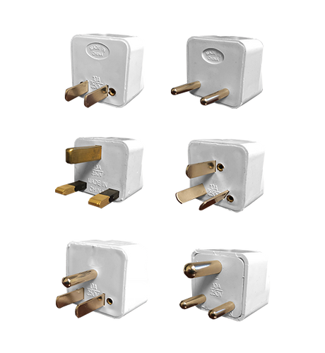 GoGreen Power TR19033 3 Flat Pin Large Universal Adapter (UK, Hong Kong, Africa Malaysia & Singapore)